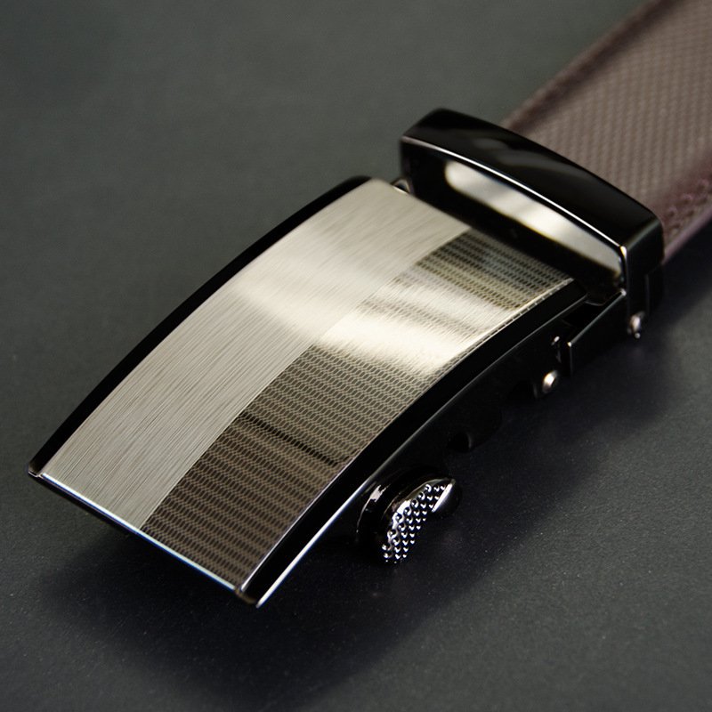 Men's two-layer cowhide belt belt - Image 3