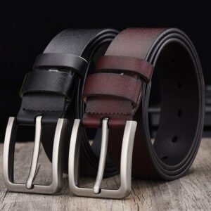Leather Cowskin Jean Belt