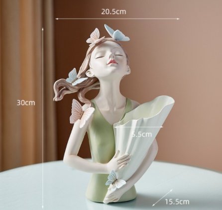 Creative Bubble Girl Vase Simple Decoration - Image 3