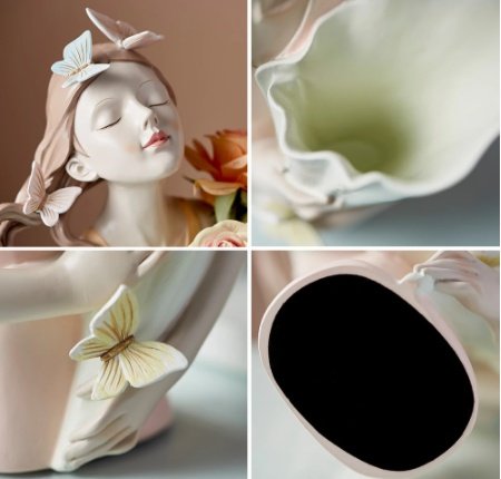 Creative Bubble Girl Vase Simple Decoration - Image 5