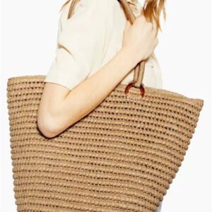 European And American Simple Fashion One-shoulder Portable Beach Bag Knitting