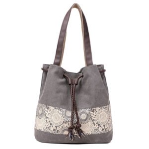 Large capacity ethnic women's bag