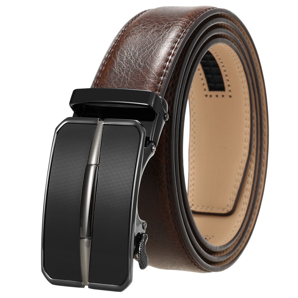 Men's Letaher Belt & Automatic Buckle - Image 3
