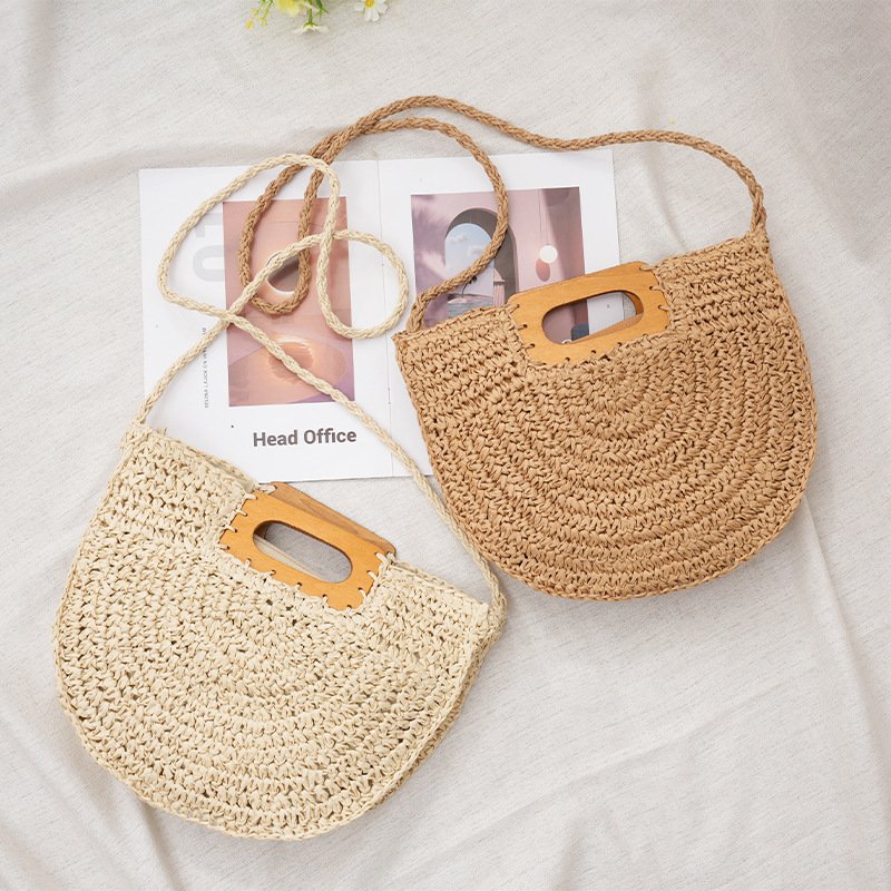 Hand Knitting Leisure Vacation Grocery Shopping Bag - Image 6