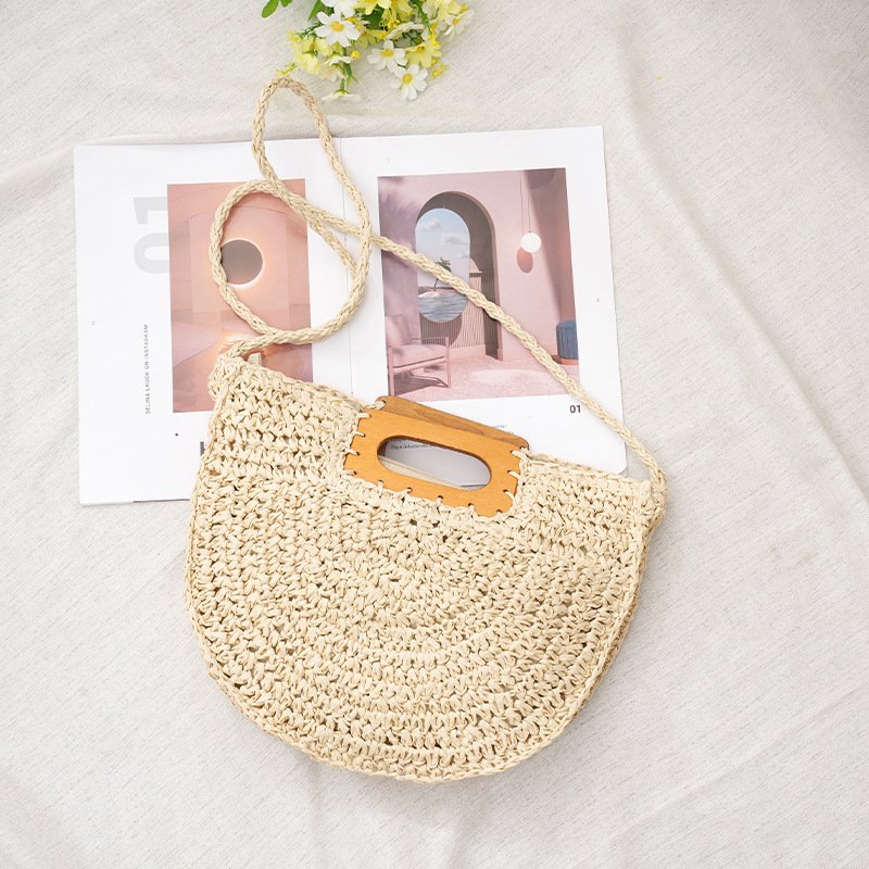 Hand Knitting Leisure Vacation Grocery Shopping Bag - Image 2