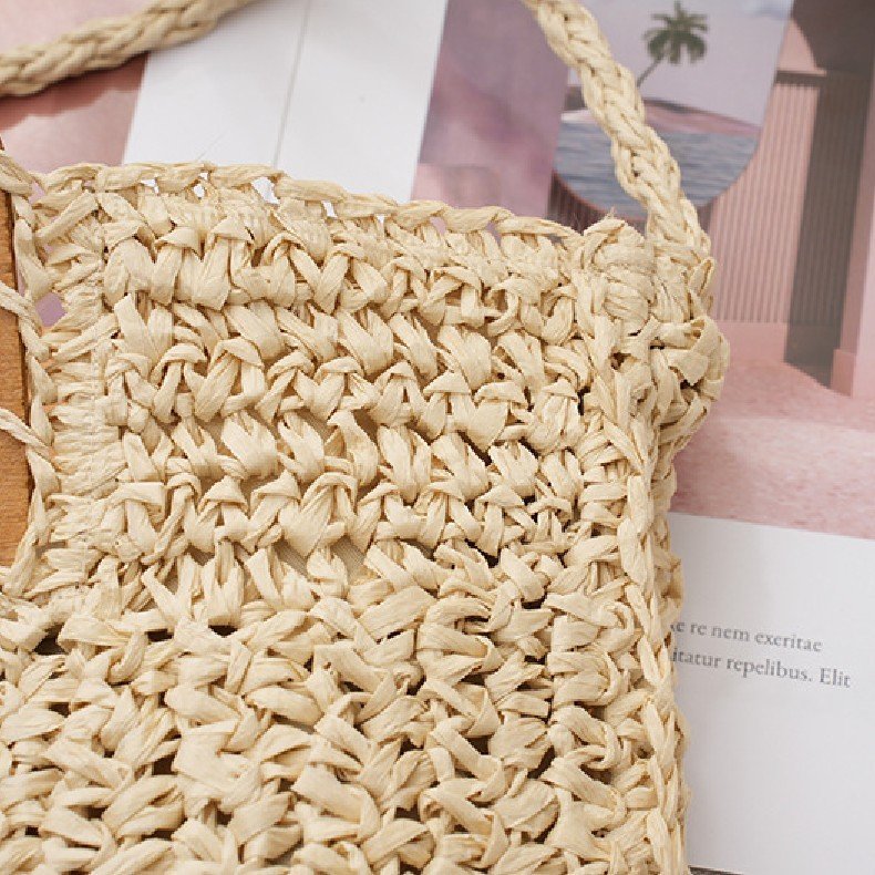 Hand Knitting Leisure Vacation Grocery Shopping Bag - Image 5