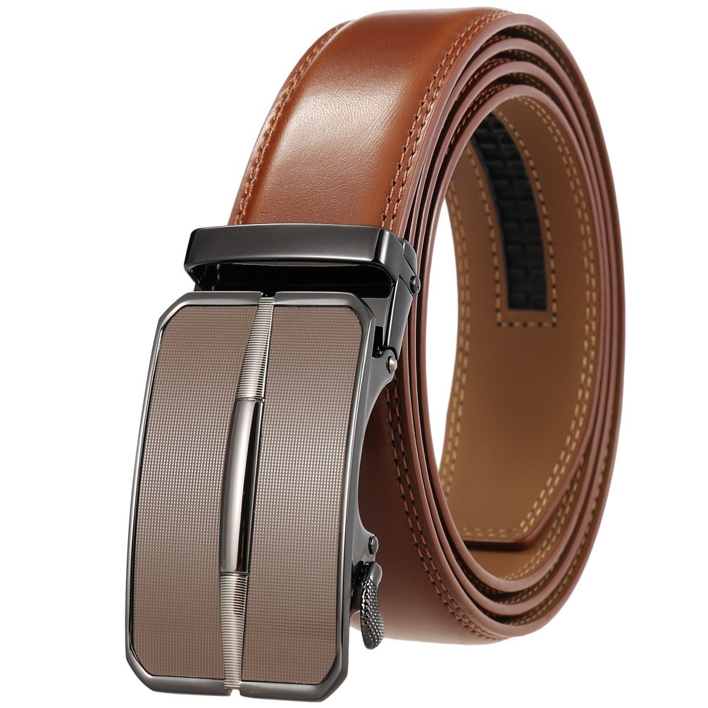 Men's Letaher Belt & Automatic Buckle - Image 4
