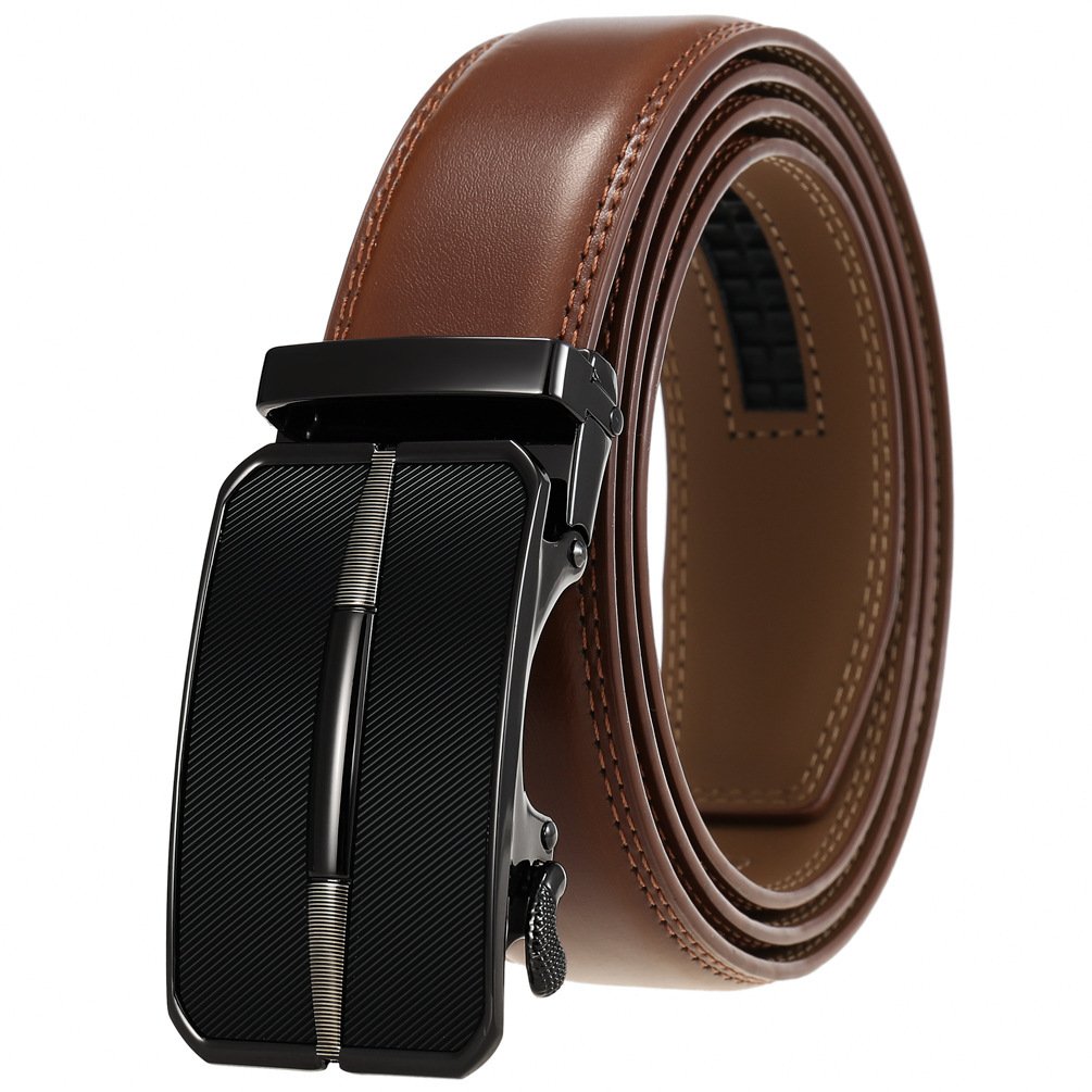 Men's Letaher Belt & Automatic Buckle - Image 2