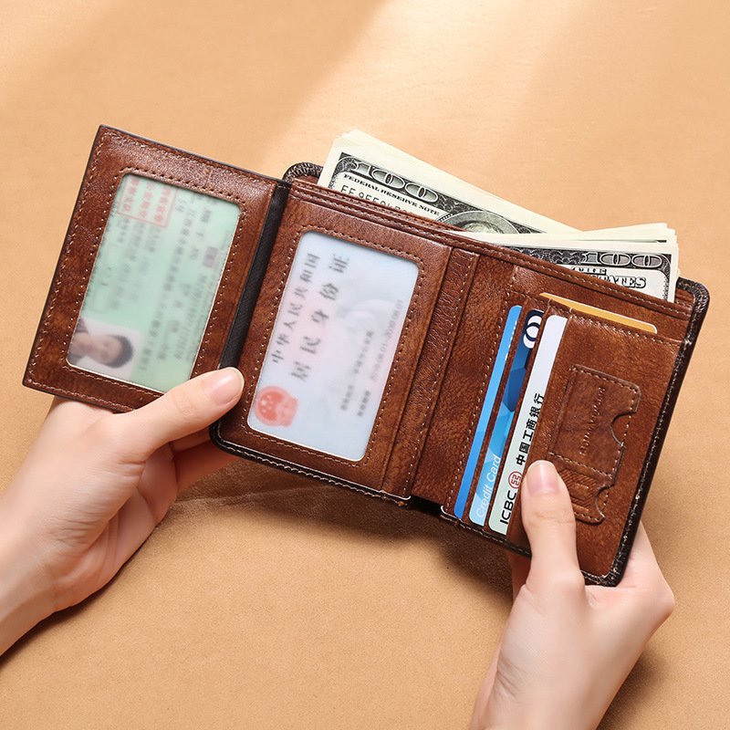 Men's Multifunctional Leather Wallet