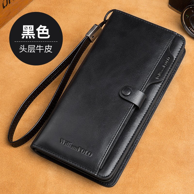 Men's Long Genuine Leather Wallet - Image 2