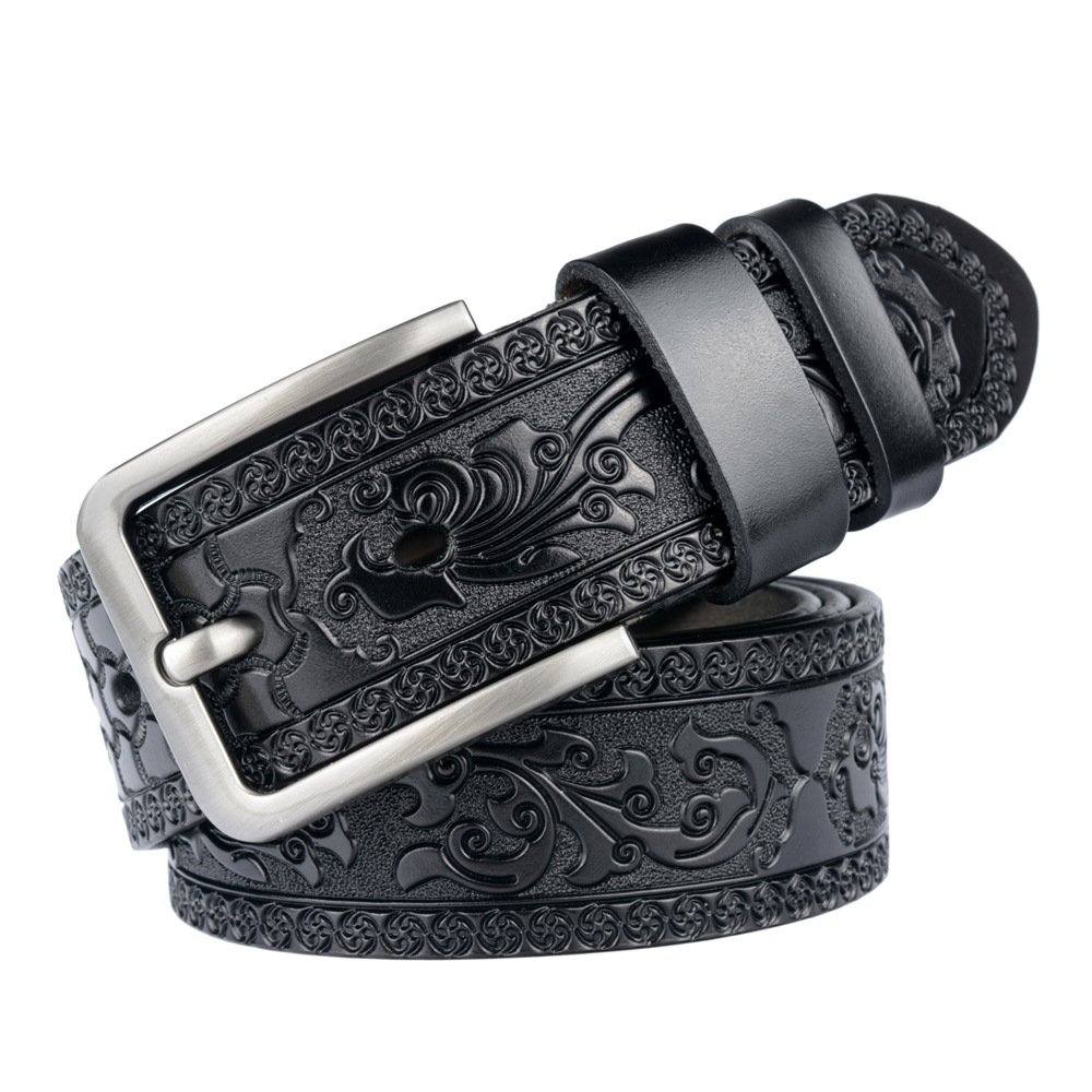 Carved Craft Men's Leather Belt - Image 4