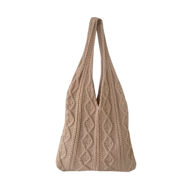 Shoulder Portable Knitting Women Bag - Image 8
