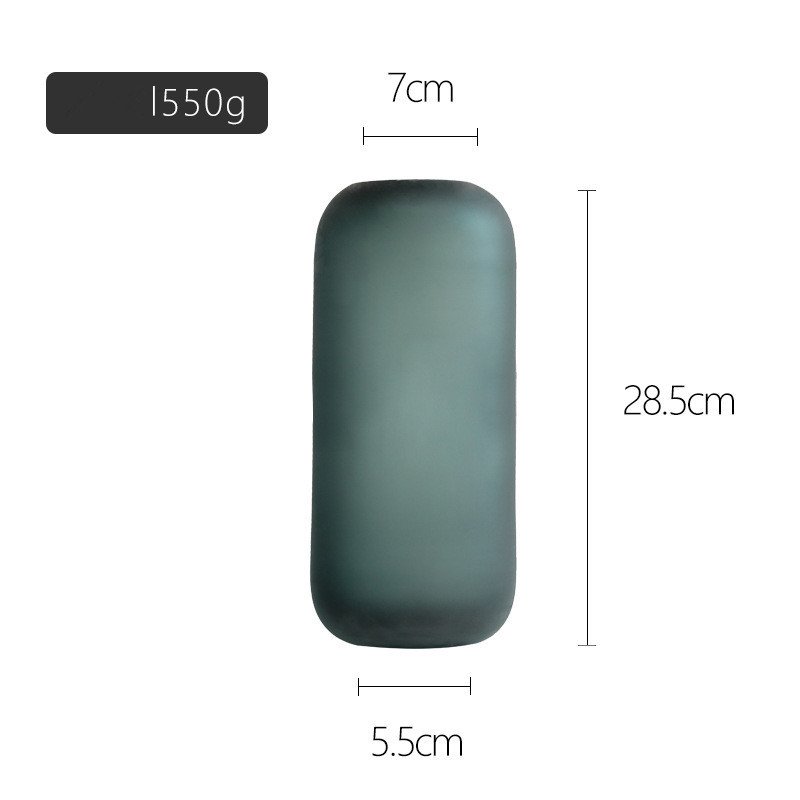 Classic Flower Artificial Flower Glass Vase - Image 3