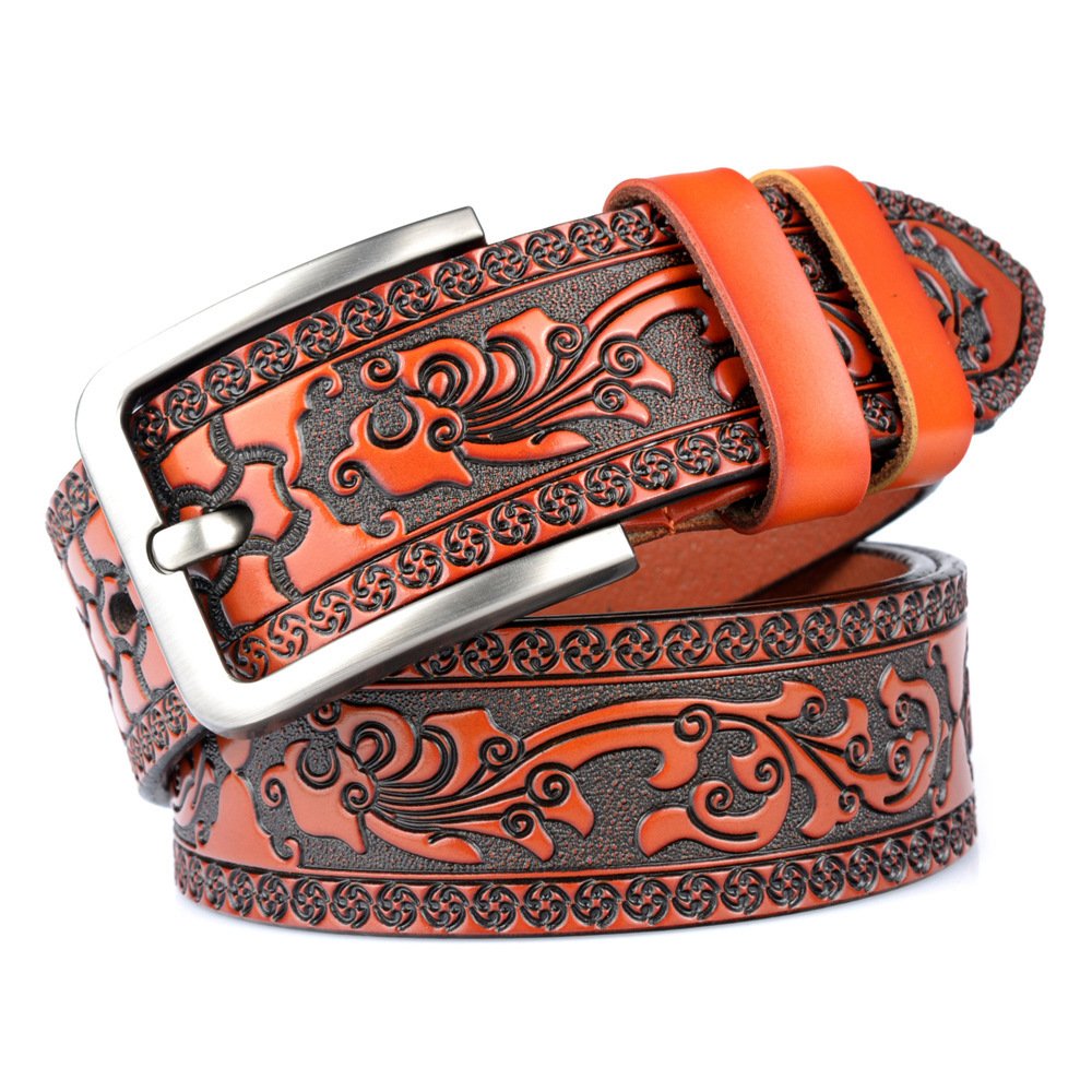 Carved Craft Men's Leather Belt - Image 9
