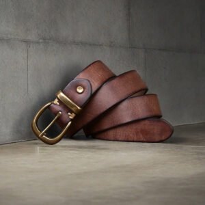 Men's Leather Casual Jeans Belt