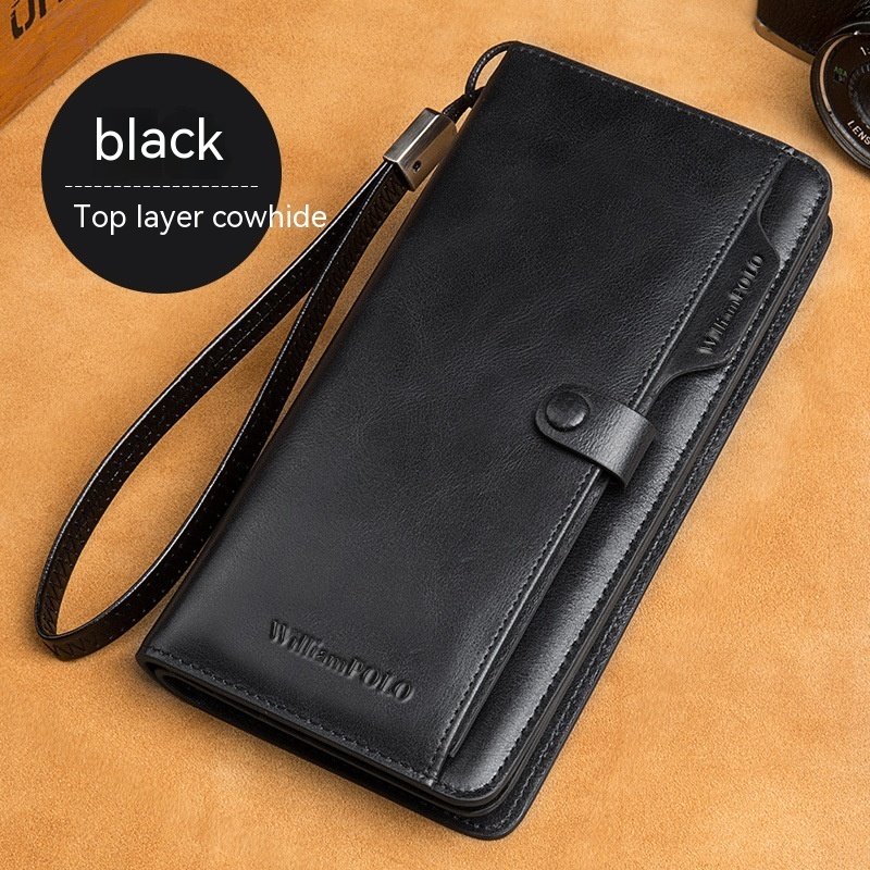 Men's Long Genuine Leather Wallet - Image 6
