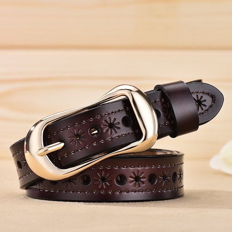 Women's Fashion Leather Belt - Image 2