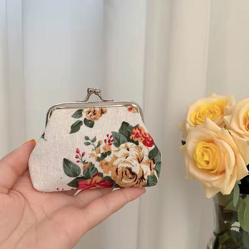 Retro Mini Canvas Coin Purse - Image 5