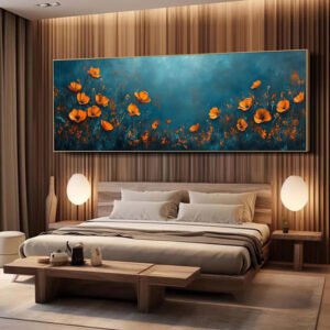 Abstract Floral Handmade Oil Painting