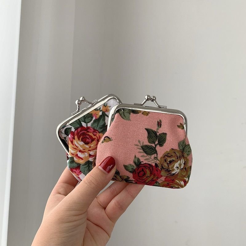 Retro Mini Canvas Coin Purse - Image 10
