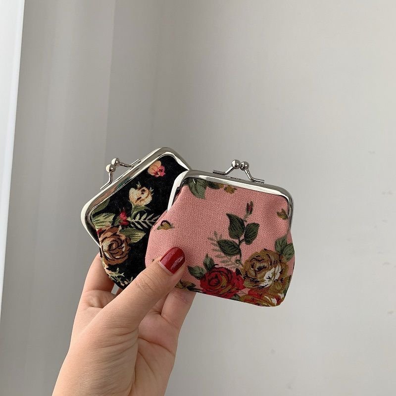 Retro Mini Canvas Coin Purse - Image 9