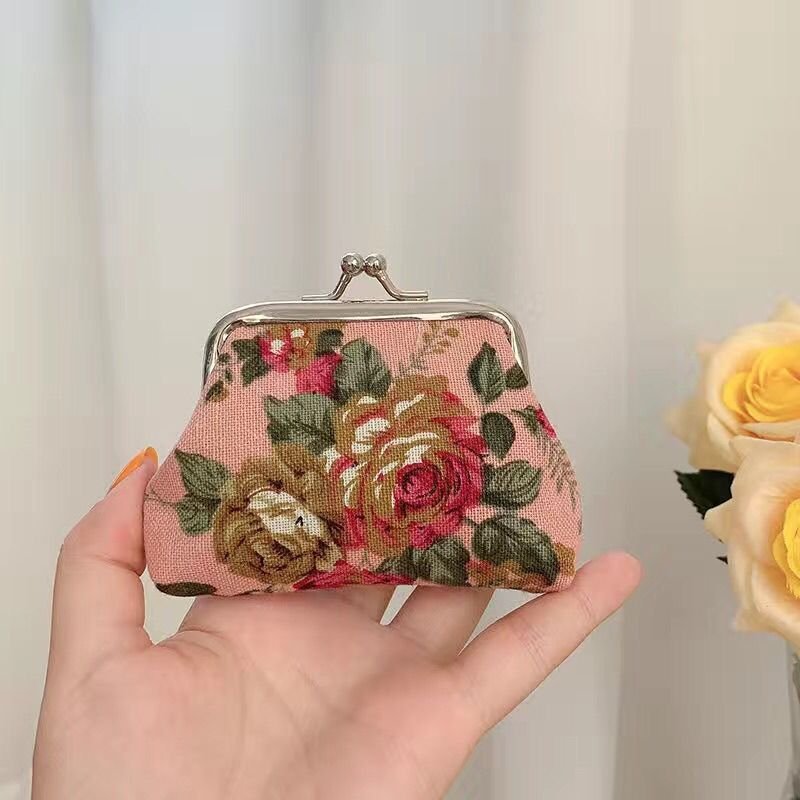 Retro Mini Canvas Coin Purse - Image 6