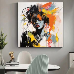 Modern Graffiti Aesthetic Wall Art Banksy Portrait Hand Painted Oil Painting On Canvas Vintage Room Home Bar Cafe Decor Kawaii Room Decor