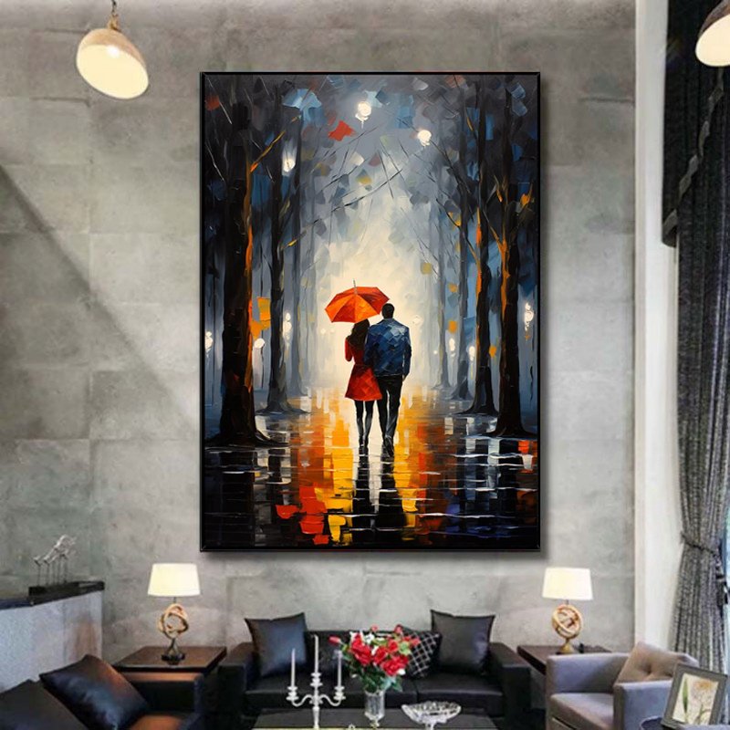 Couple, Oil Painting on Canvas - Image 5