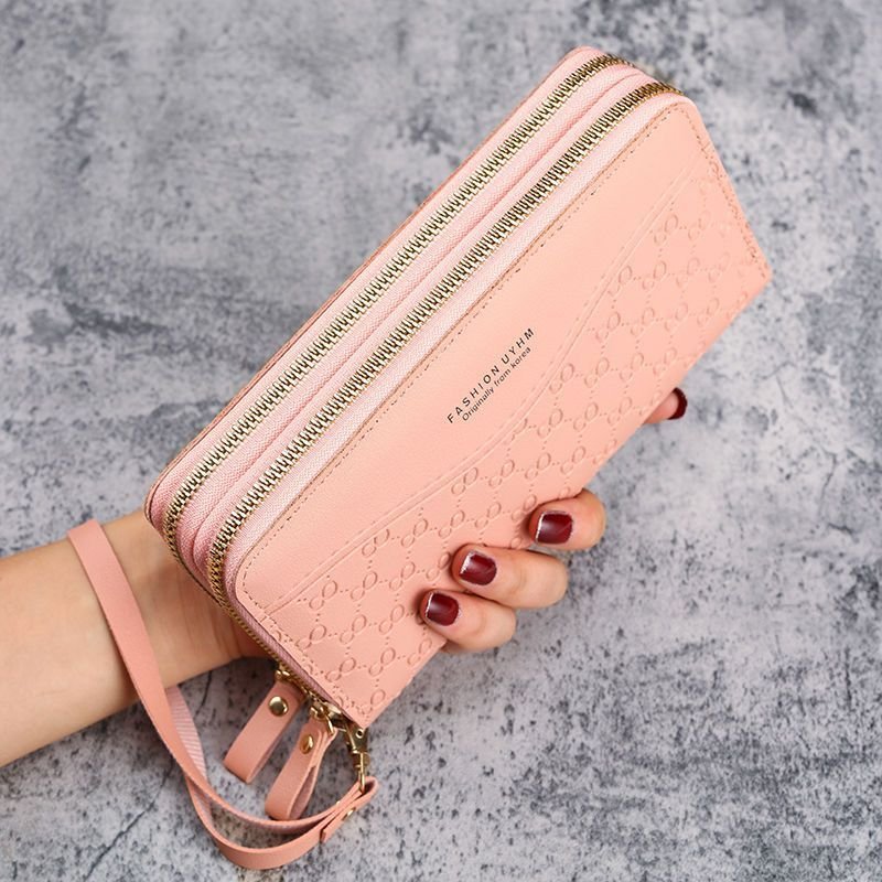 Women's Double Layer Zipper Coin Purse - Image 7