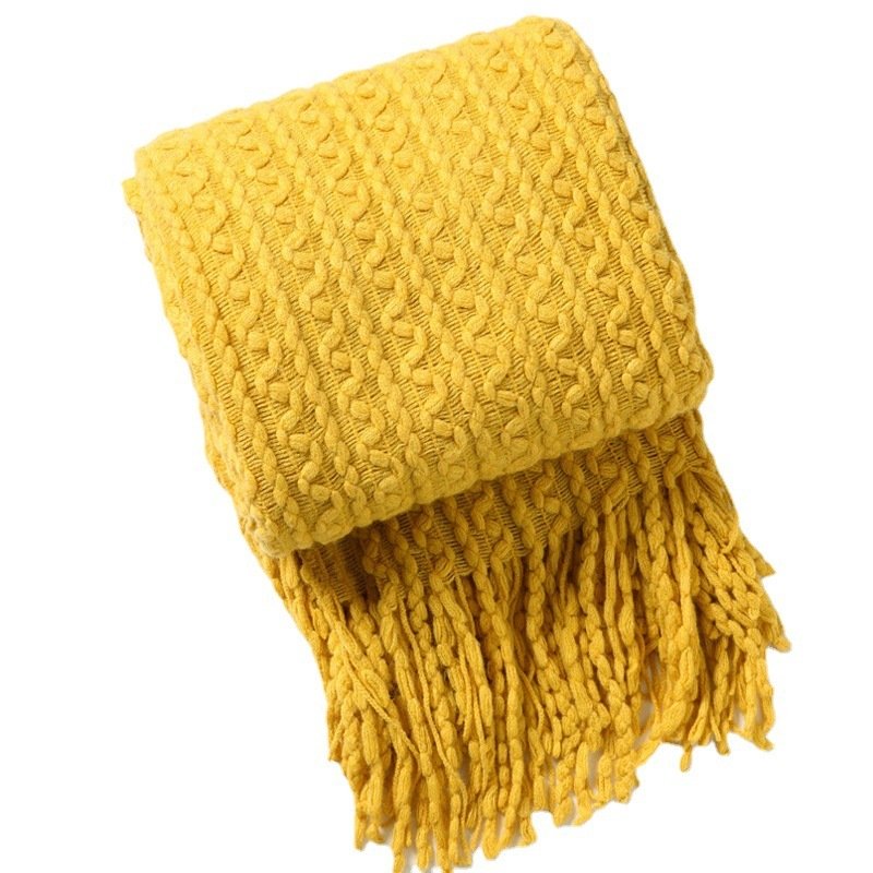 Dormitory Bed End Blanket Sofa Blanket Nap Living Room - Image 3