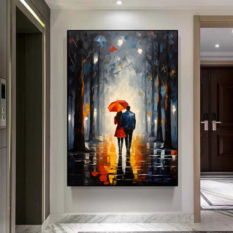 Couple, Oil Painting on Canvas - Image 4