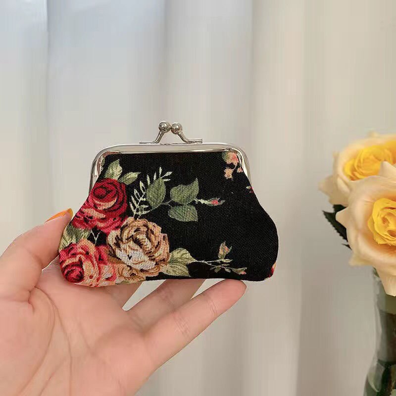 Retro Mini Canvas Coin Purse - Image 7